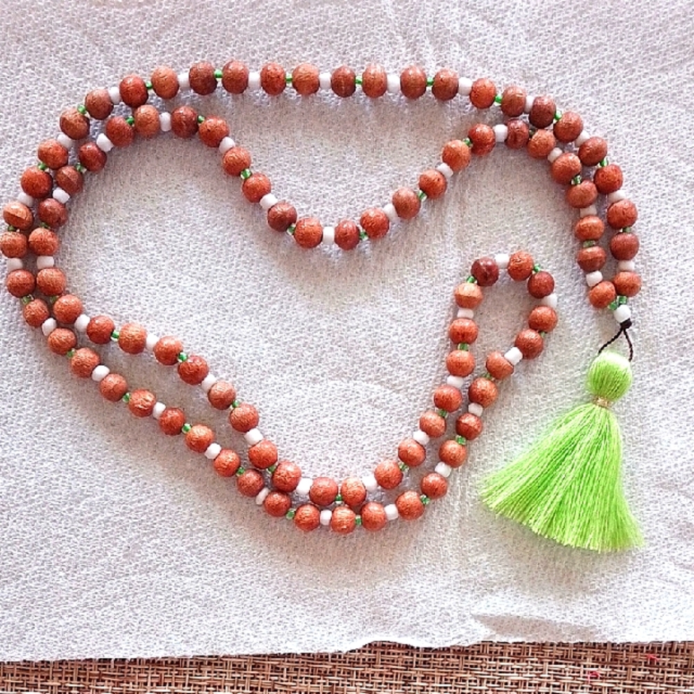 Wood 108 Mala Beads